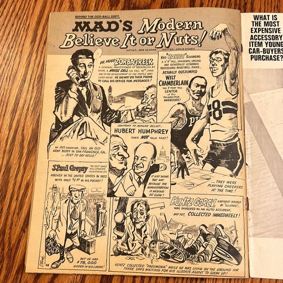 March ‘68 MAD Magazine No 117 Alfred E Neuman Football Field Goal - Picture 12 of 14
